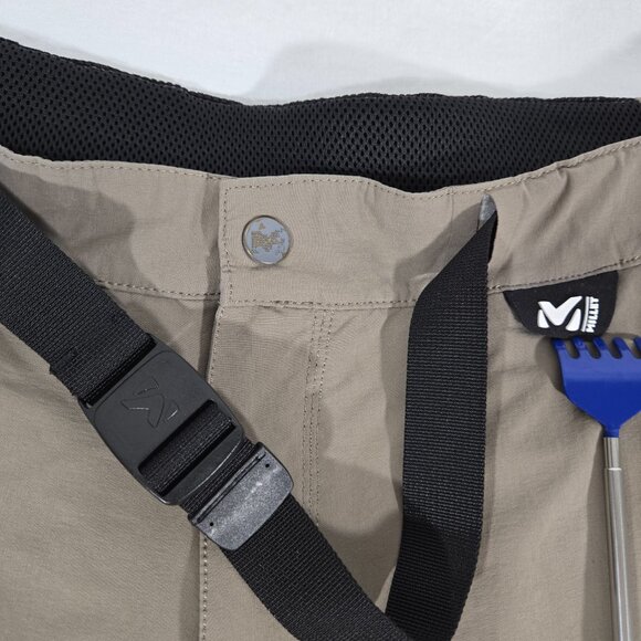 MILLET Gorpcore DRYNAMIC STRETCH Sage CONVERTIBLE Hiking Pant-Short WomenSize XL - Picture 9 of 17